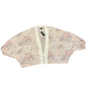 Marcus Adler In The Wild Lightweight Dolman Sleeve Kimono Multicolored One Size